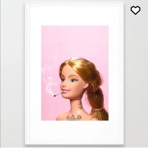 Doll Grown Up Framed Art Print